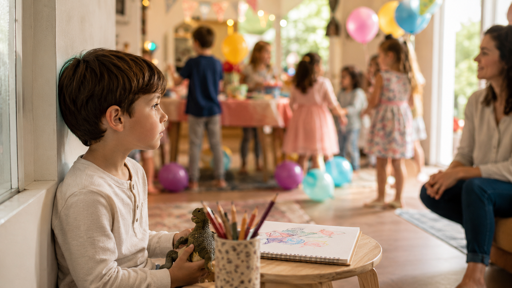 Leia mais sobre o artigo Meu filho não gosta de festa: e agora?